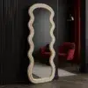 Bouclé Wavy Full Length Mirror