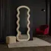 Bouclé Wavy Full Length Mirror