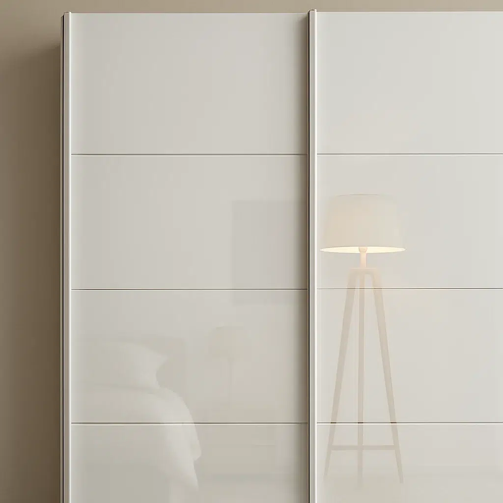 Rauch Grey Sliding Wardrobe  Modern Bedroom Storage