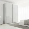 Rauch Grey Sliding Wardrobe  Modern Bedroom Storage