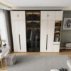 Modern Modular Wardrobe with Shelves & Full Storage System