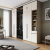 Modern Modular Wardrobe with Shelves & Full Storage System