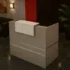 Modern Front Office Table (Grey)