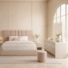 Luxury Nova 5-Piece Beige Modern Bedroom Set