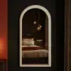 Haley Fabric Frame Arch Mirror