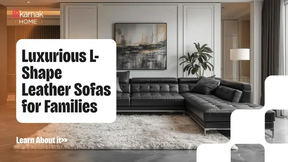 L-Shape Leather Sofas uae