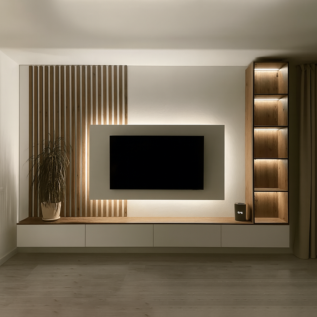 Pradaeng Contemporary Floating TV Unit