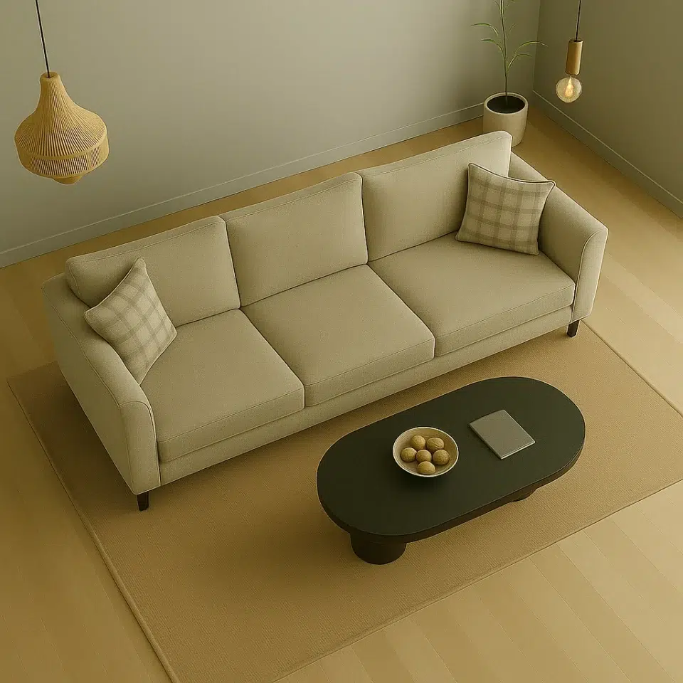 Alexa Modern Sofa Beige