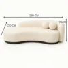 Aurelia Curved 3-Seater Sofa