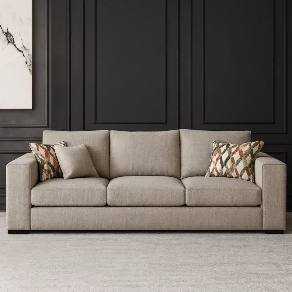 Creston Modern 3-Seater Sofa
