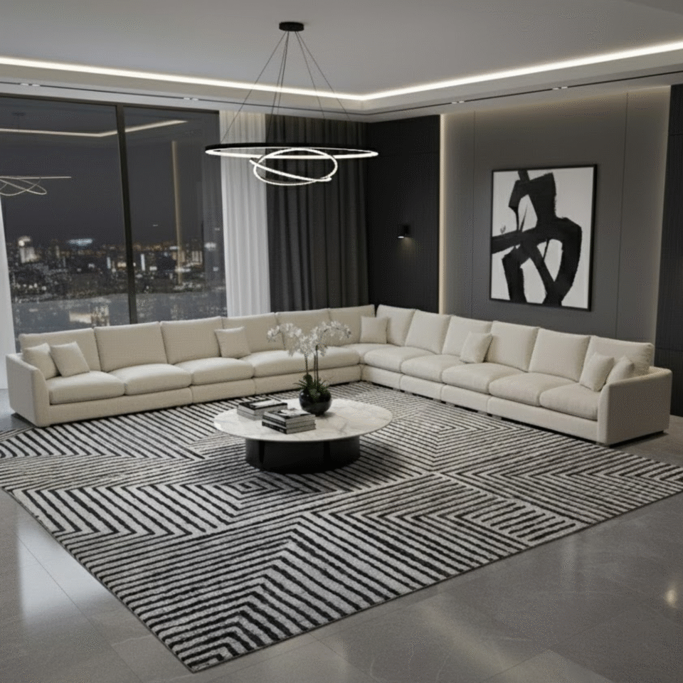 Prive Feathers L Sectional