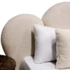 Flow Bouclé Cloud Headboard Bed