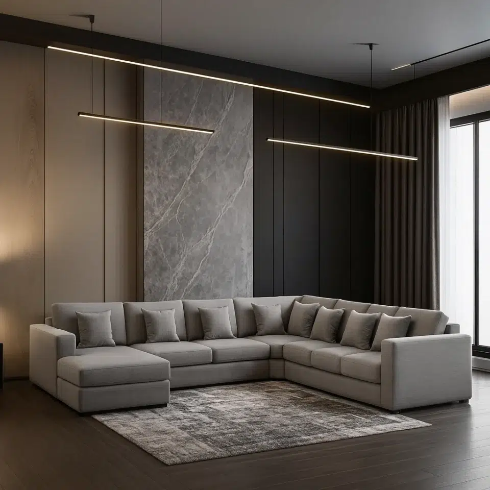 Titan Grand U-Shaped 7-Seater Sofa…