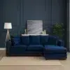 Kensington Button Tufted L-Shape Sofa