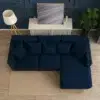 Kensington Button Tufted L-Shape Sofa