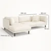 Luna Modern Sectional Sofa – Premium L-Shaped Sofa