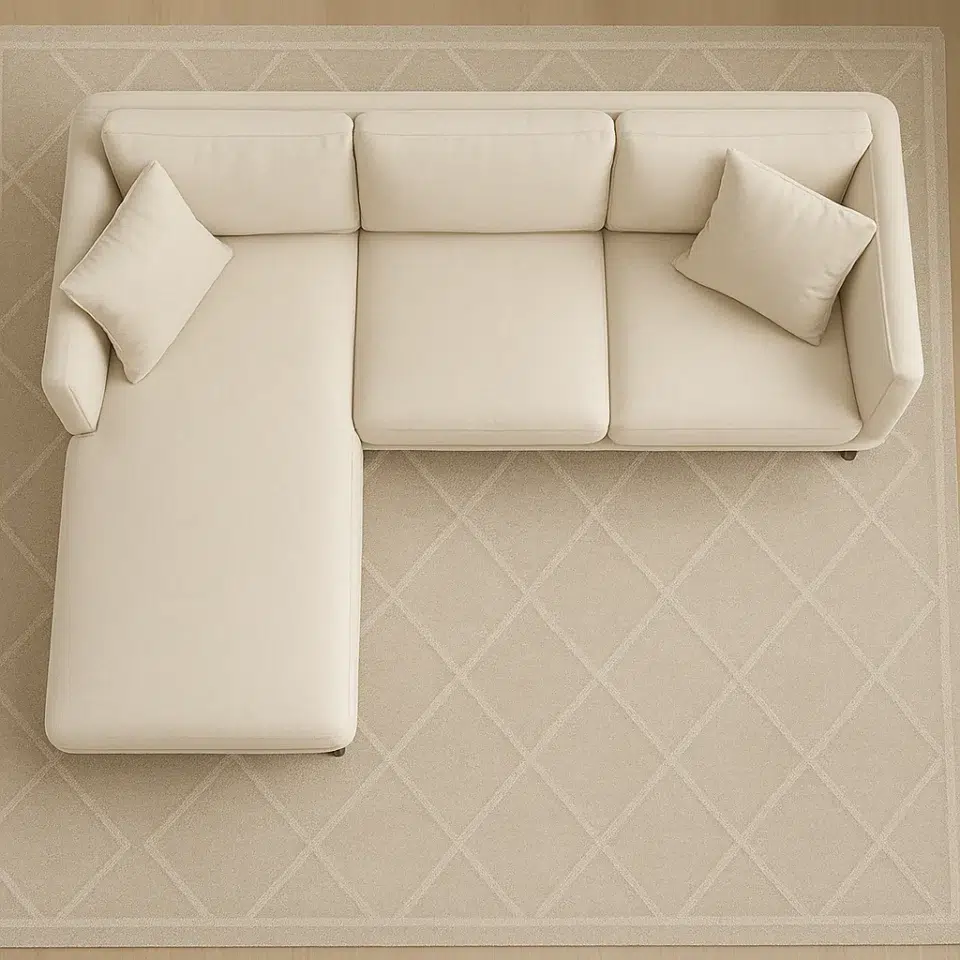 Luna Modern Sectional Sofa – Premium L-Shaped Sofa…