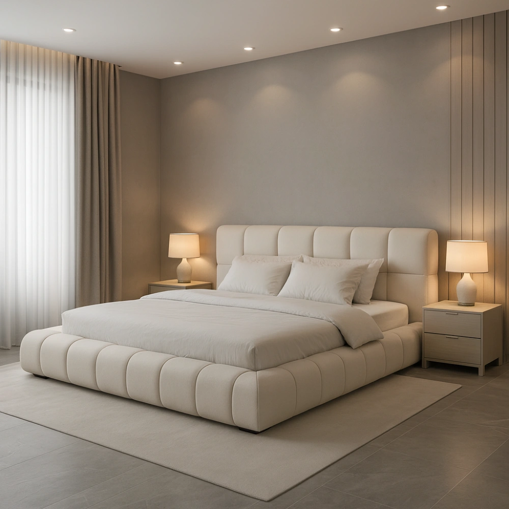 Luxury Cloud Upholstered Bed