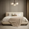 Luxury Crown Upholstered Bed