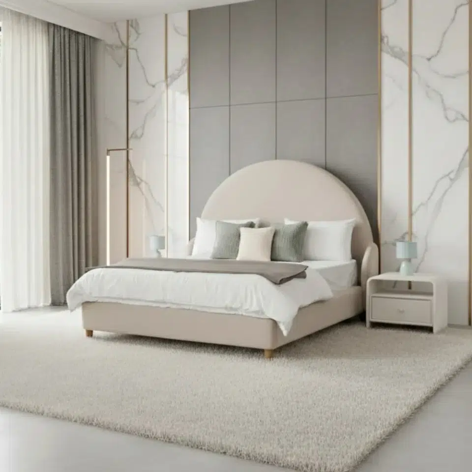 Luxury Mirage Dome Upholstered Bed…