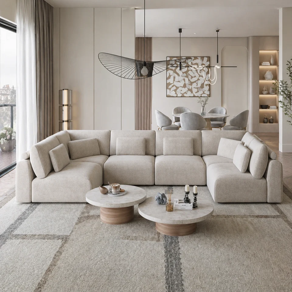 Aurelia U-Shape Sectional Sofa