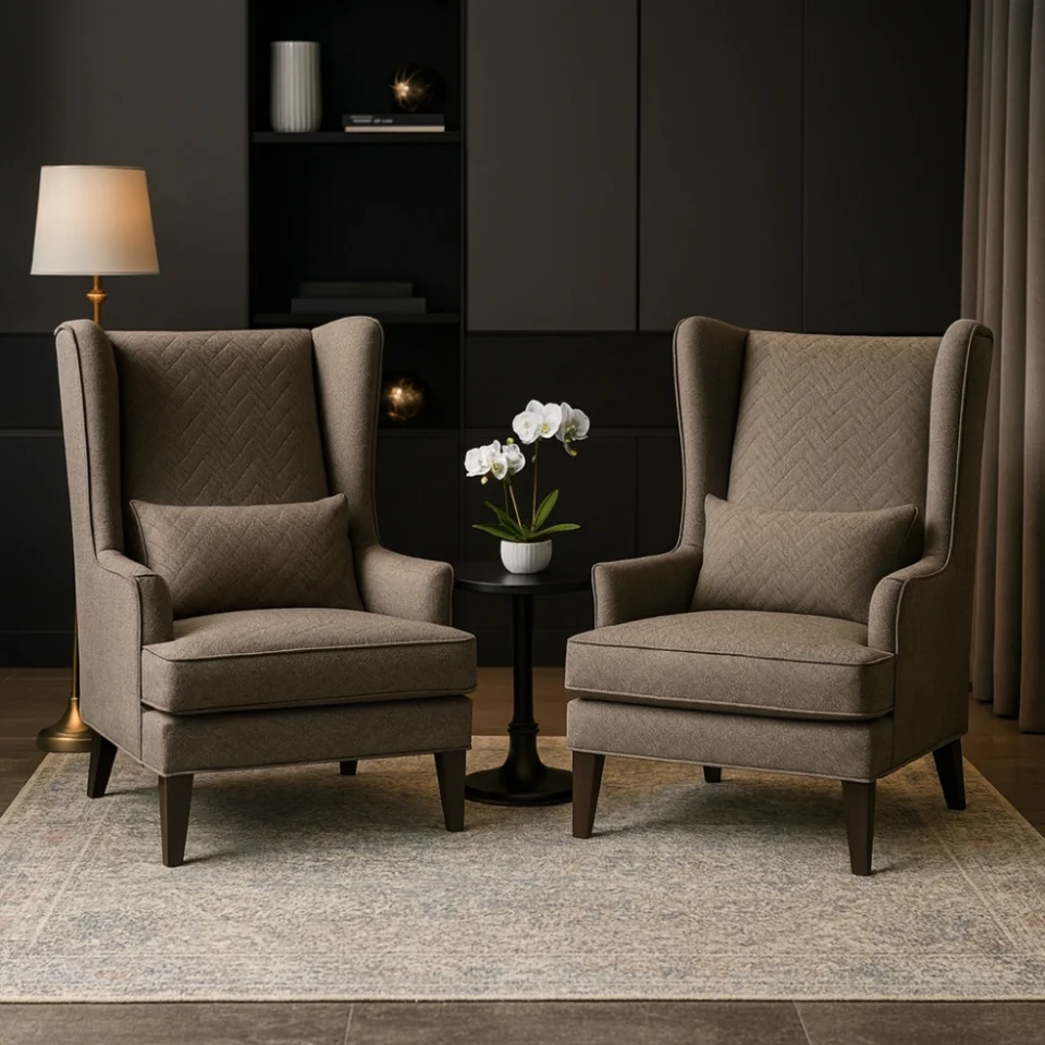 Luxury Wingback Armchair