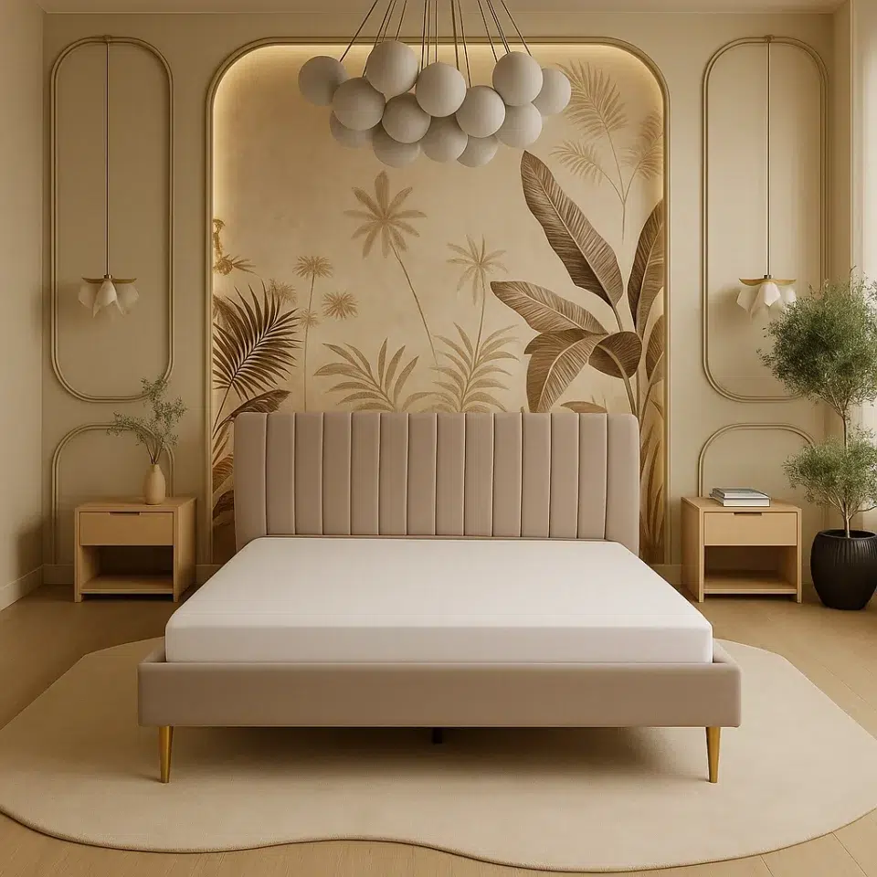 Softpanel Velvet Bed