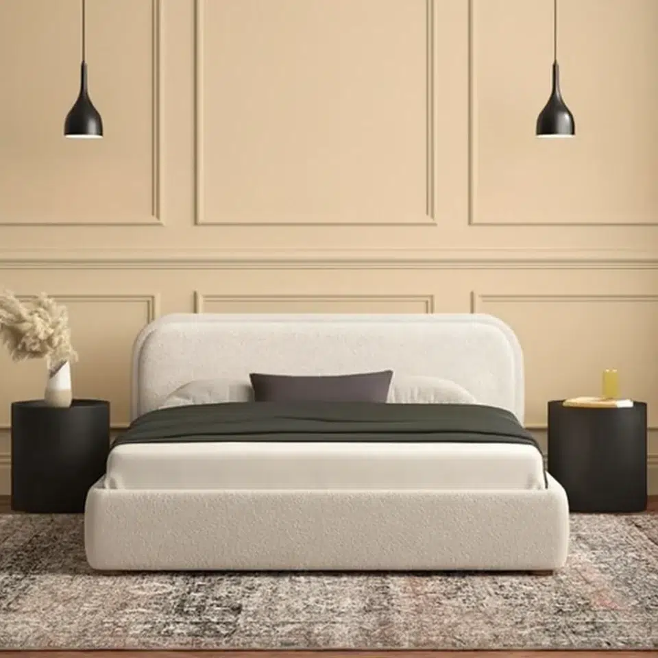Heaven Boucle Bed Frame
