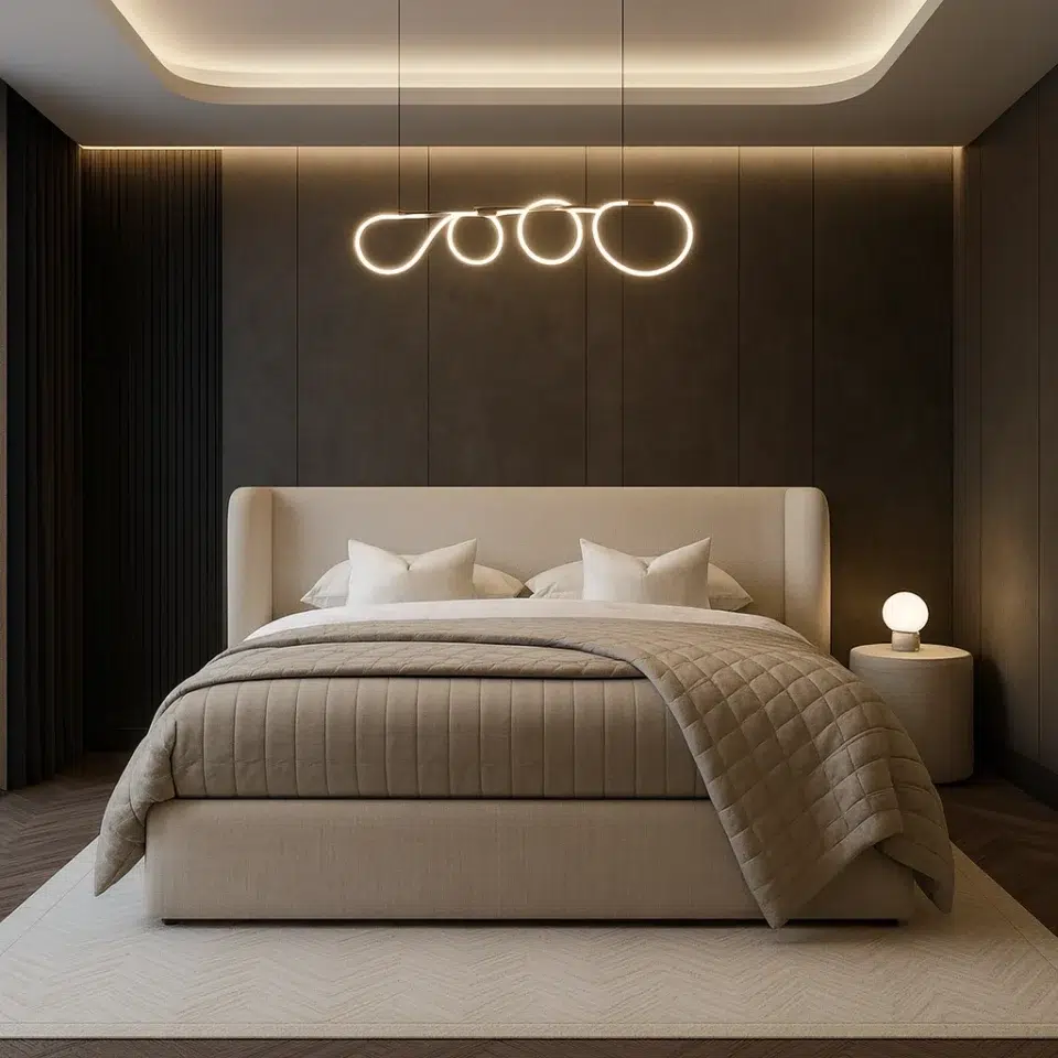 Luxe Cream Bed Frame