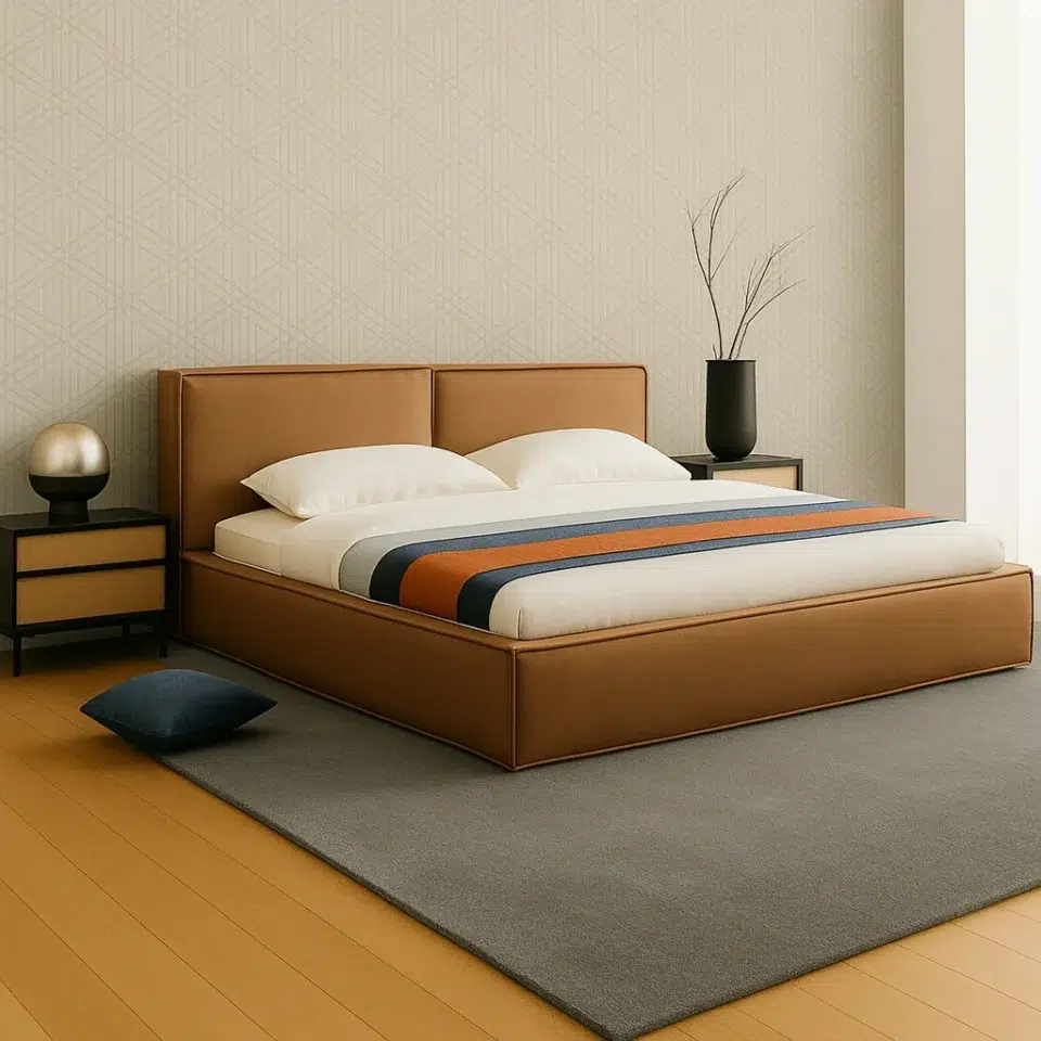 Urbano Leather Bed