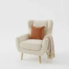 Modern Cozy Wingback Armchair