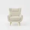 Modern Cozy Wingback Armchair
