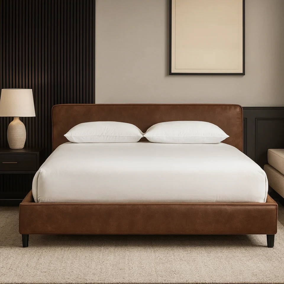 Edge Leather Beds