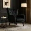 Modern Wingback Armchair