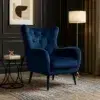 Modern Wingback Armchair