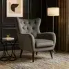Modern Wingback Armchair