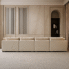 Premium Feather U Sectional 5-Seater Sofa