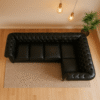 Regent Noir Tufted Corner Sofa