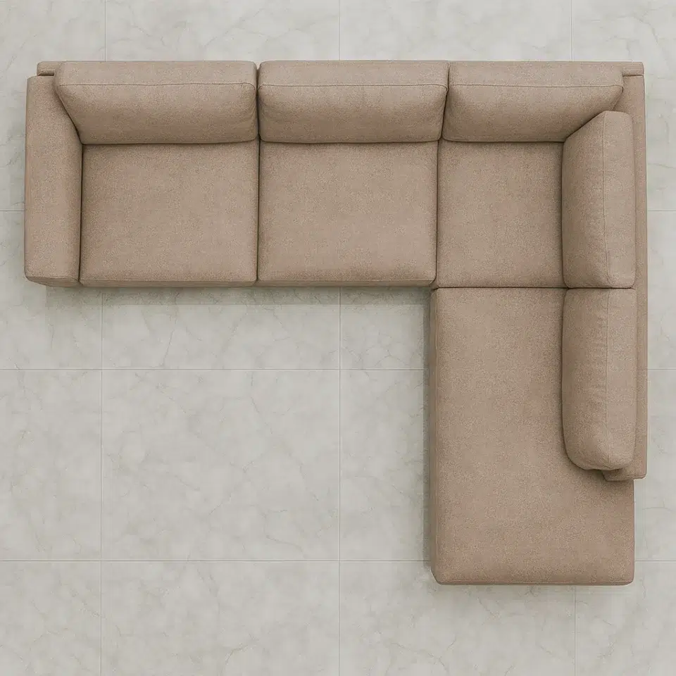 Sandstone L-Shape Sofa