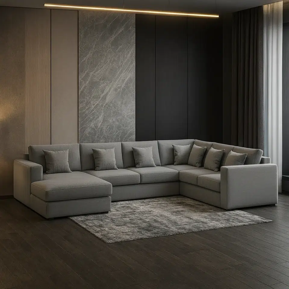 Titan Grand U-Shaped 6-Seater Sofa…