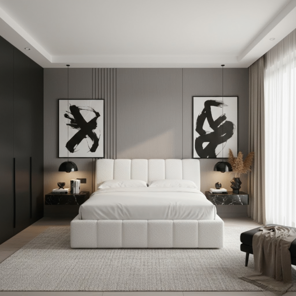 Contemporary Block Bed