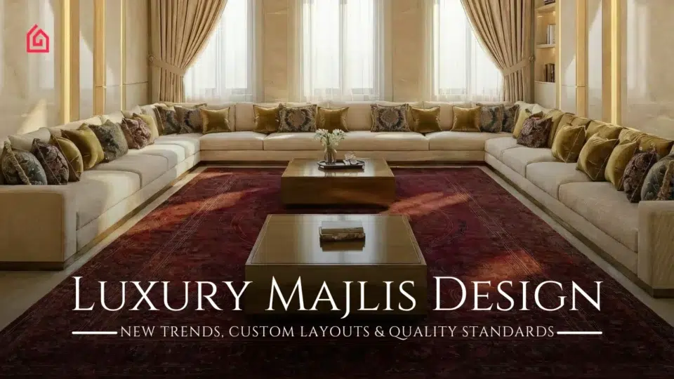 Luxury Arabic Majlis Seating UAE - 2026 Design Trends