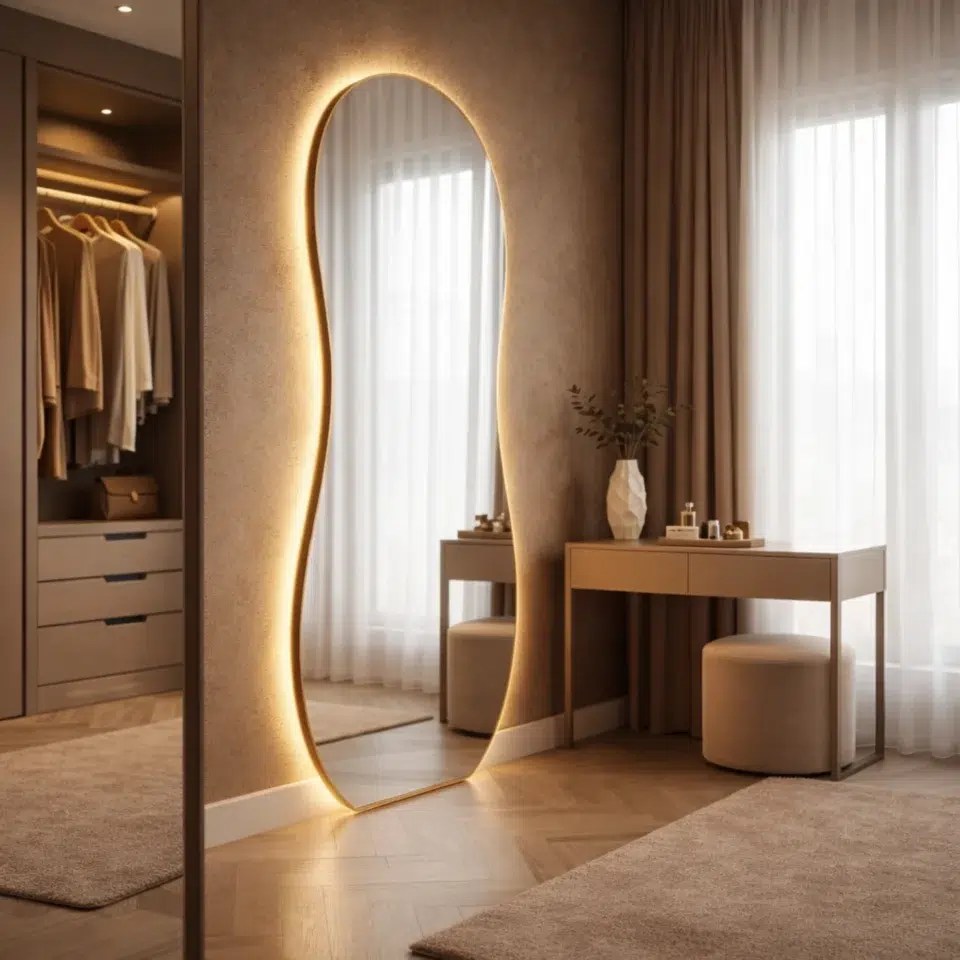 Arcynea Modern Floor Mirror