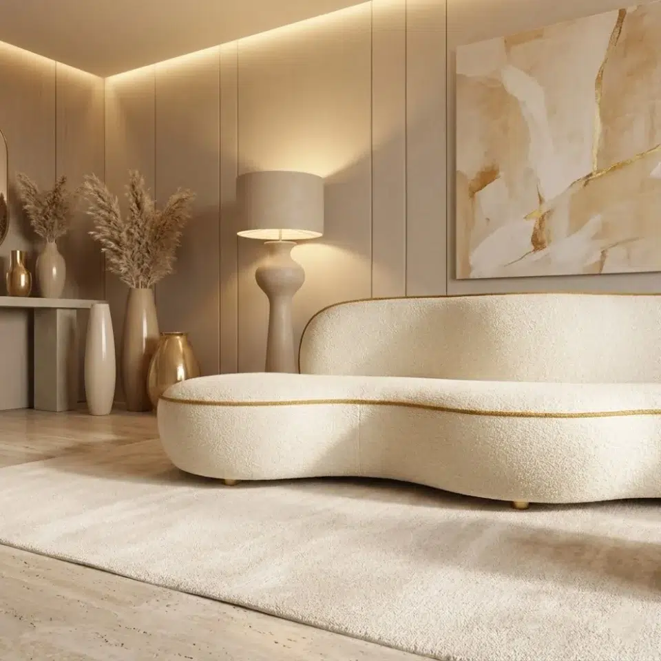 Aura Wave Sculptural Chaise Lounge…