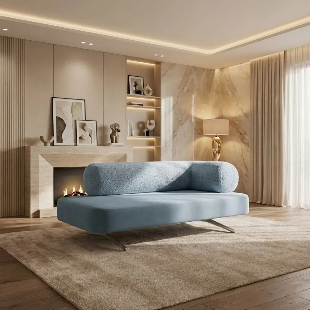 Azure Line Modern Chaise Lounge