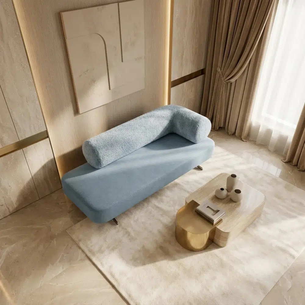 Azure Line Modern Chaise Lounge