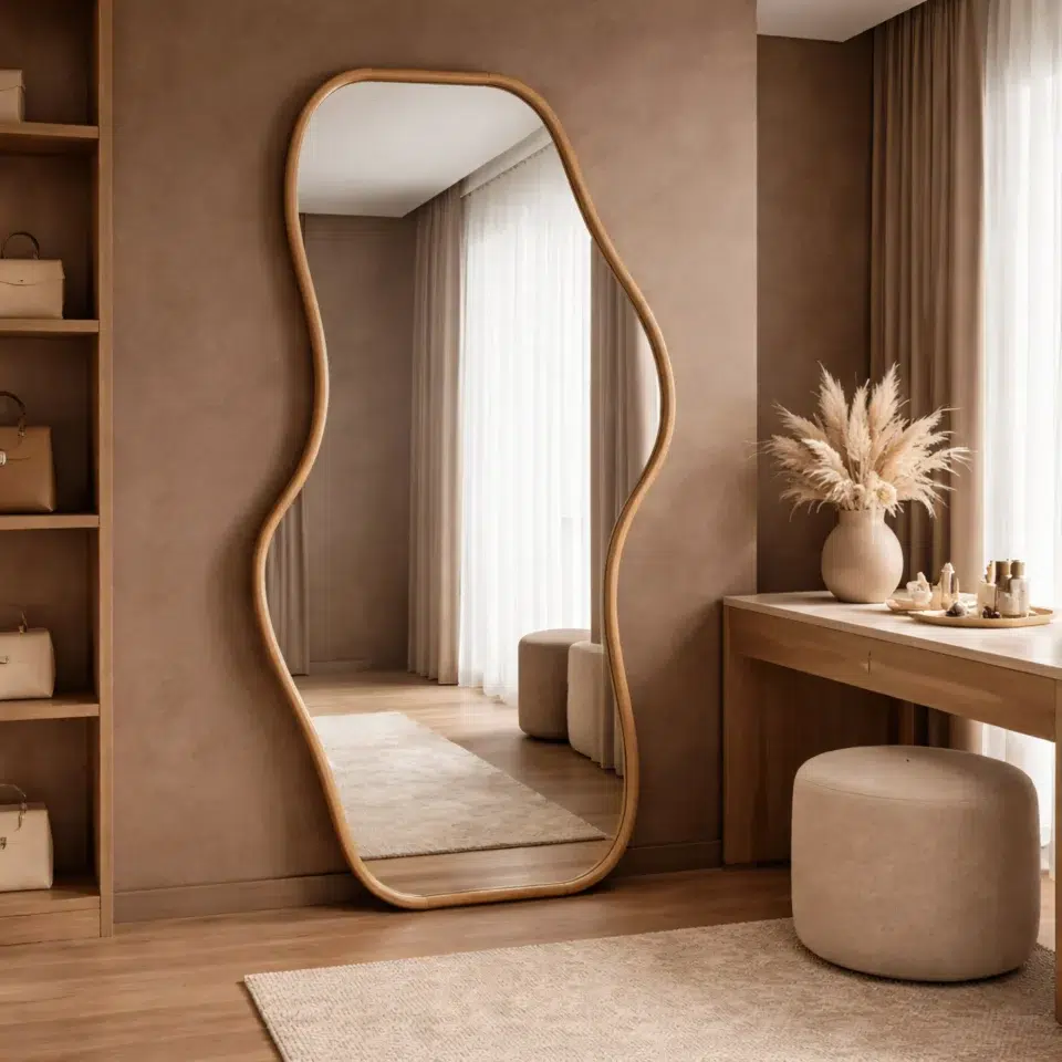Calvira Modern Floor Mirror