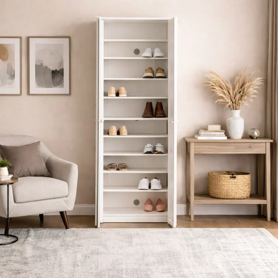 Calvora Tall Shoe Cabinet