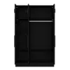 CrownCraft Luxury Glass Wardrobe