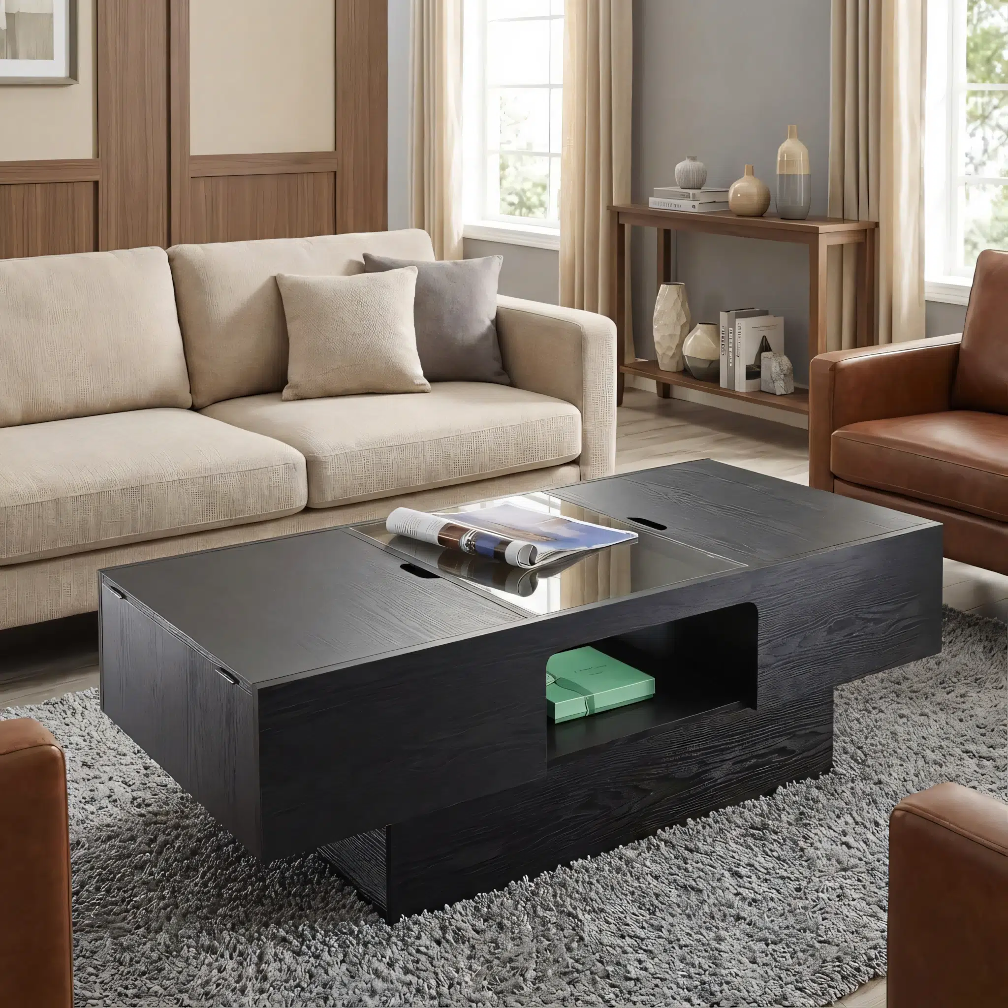 Vetrix Glass Centre Table